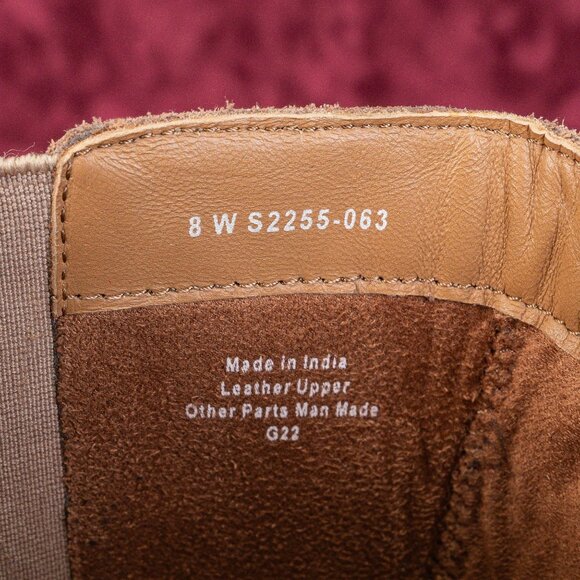 Softwalk Women Neenah Brown Leather Moto Biker Buckle Mid Calf Boots sz 8 - Picture 7 of 8